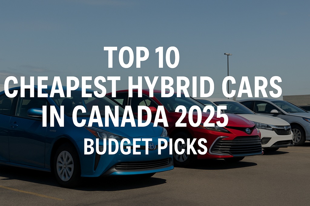 Top 10 Cheapest Hybrid Cars in Canada 2025