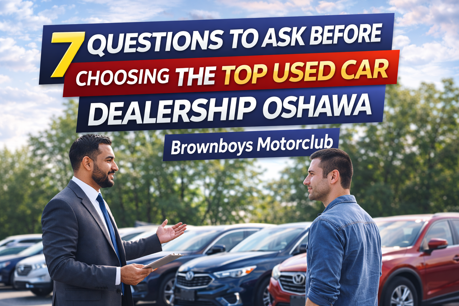 7 Questions to Ask Before Choosing the Top Used Car Dealership Oshawa