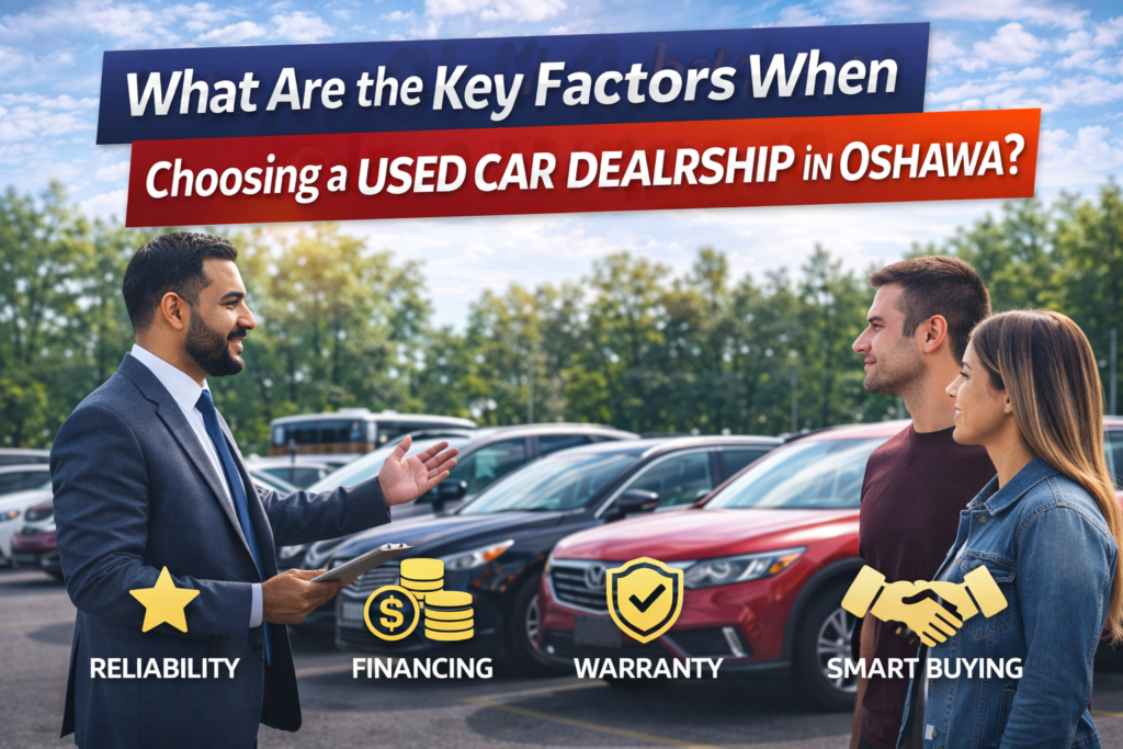 What Are the Key Factors When Choosing a Used Car Dealership in Oshawa